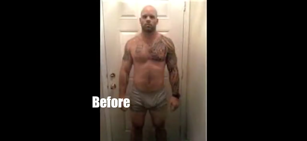 Todd W. before training